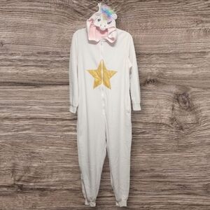 Unicorn Adult Hooded Onsie Sleepwear Costume